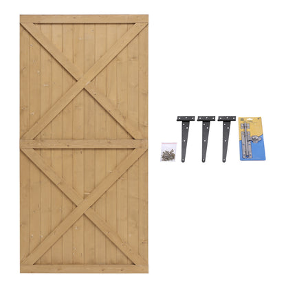 183cm Garden Flat Top Pine Wood Gate Kit