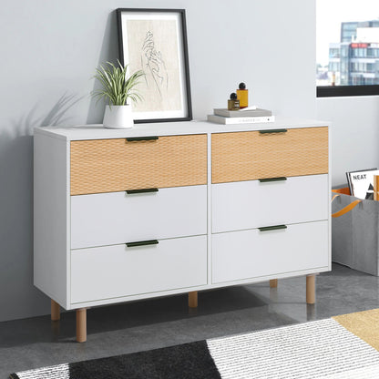 White Contemporary Wooden Living Room Storage Cabinet