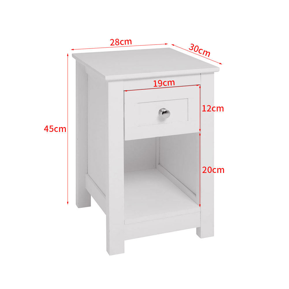 Modern Bedroom Nightstand Bedside Table with Drawer