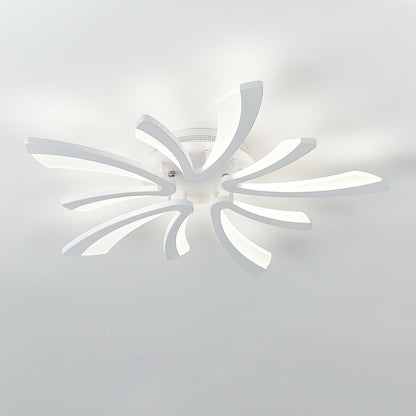 Modern V Shape LED Chandelier Ceiling Light  5 Head Dimmable with Remote Control