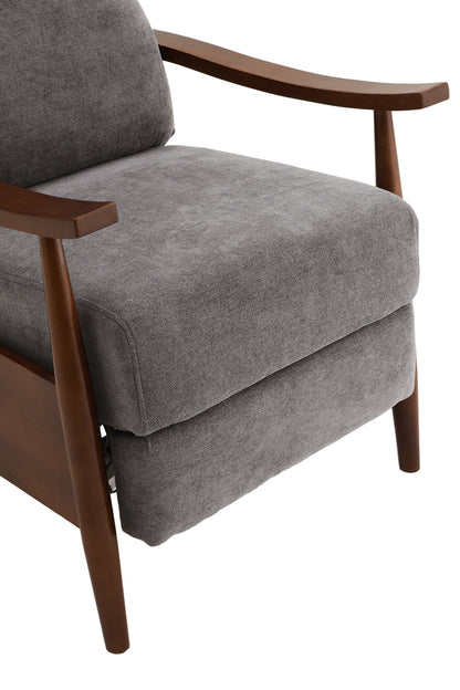 Fabric Manual Recliner Sofa Armchair