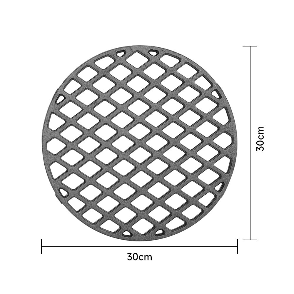 Round 30cm Cast Iron Grill Grate