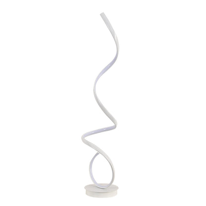 LED Living Room Spiral Floor Lamp White