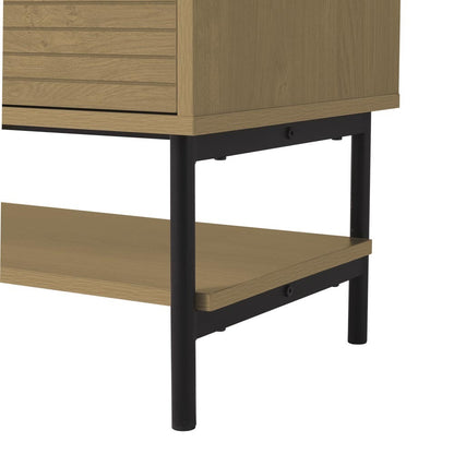 Versatile 4-Drawer Chest with Open Storage Shelf