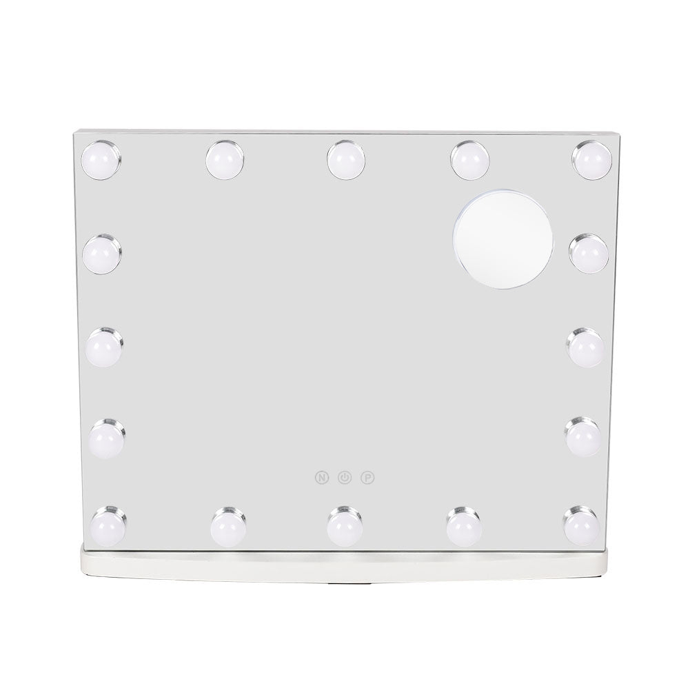 Rectangle Hollywood LED Lighted Cosmetic Mirror