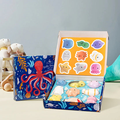 9-Piece Lovely Sea Animal Bath Bomb Gift Set