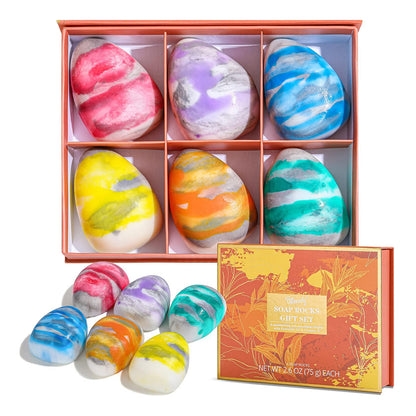 6pcs Hand Face Body Soap Bar Set