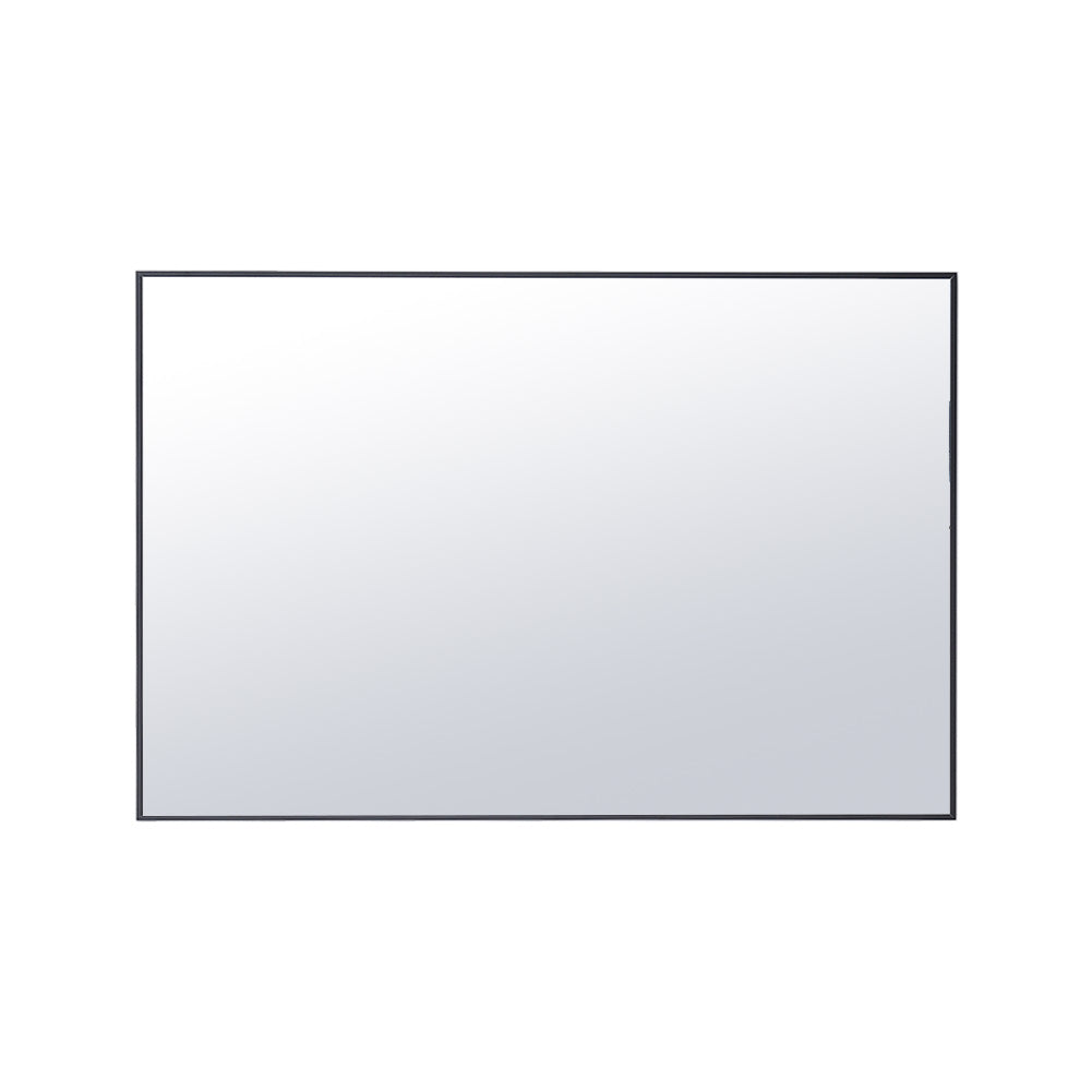 600x400mm Rectangular Beveled Metal Framed Bathroom Vanity Mirror