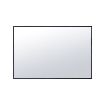 600x400mm Rectangular Beveled Metal Framed Bathroom Vanity Mirror