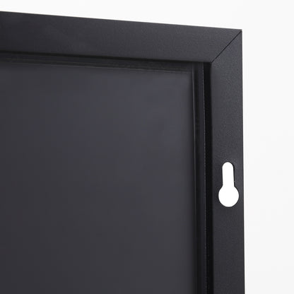 Black Modern Rectangular Metal Freestanding Mirrors