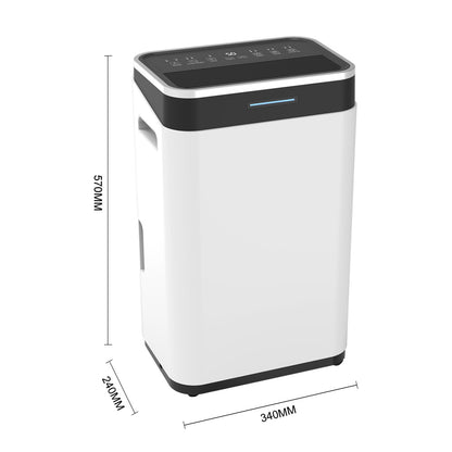 20L Air Dryer Dehumidifier with Wheels and WiFi Function