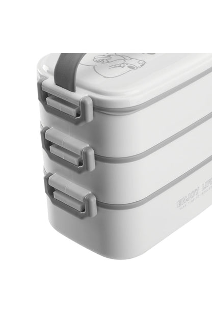 Stackable Bento Lunch Box with Handle 3 Layer