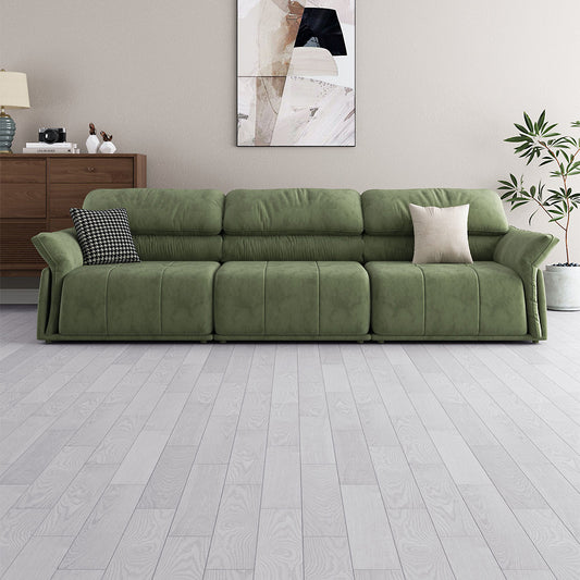 White Rustic Style Wood Plank PVC Laminate Flooring, 5 Square