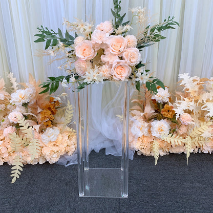 Transparent Acrylic Flower Stand for Wedding Decor and Road Lead