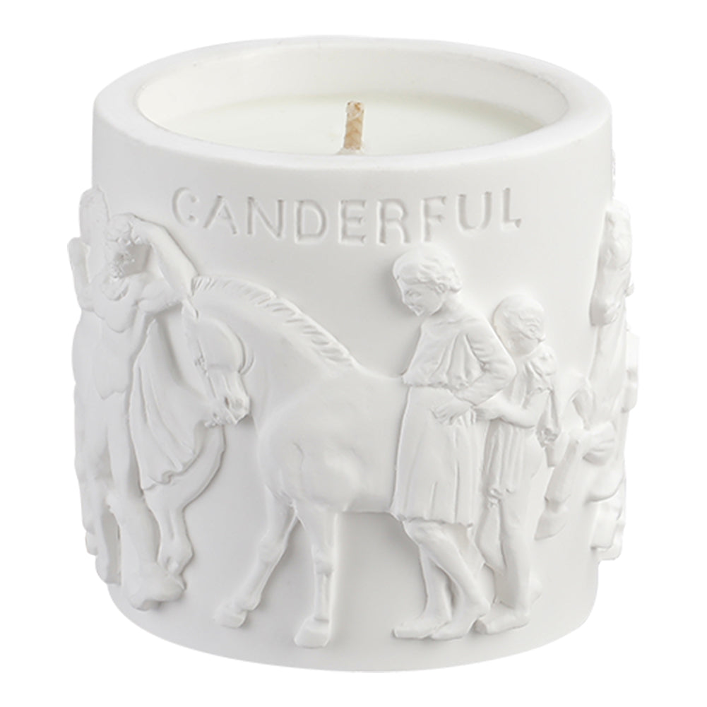 Retro Embossed Scented Candle