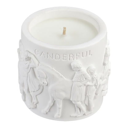 Retro Embossed Scented Candle