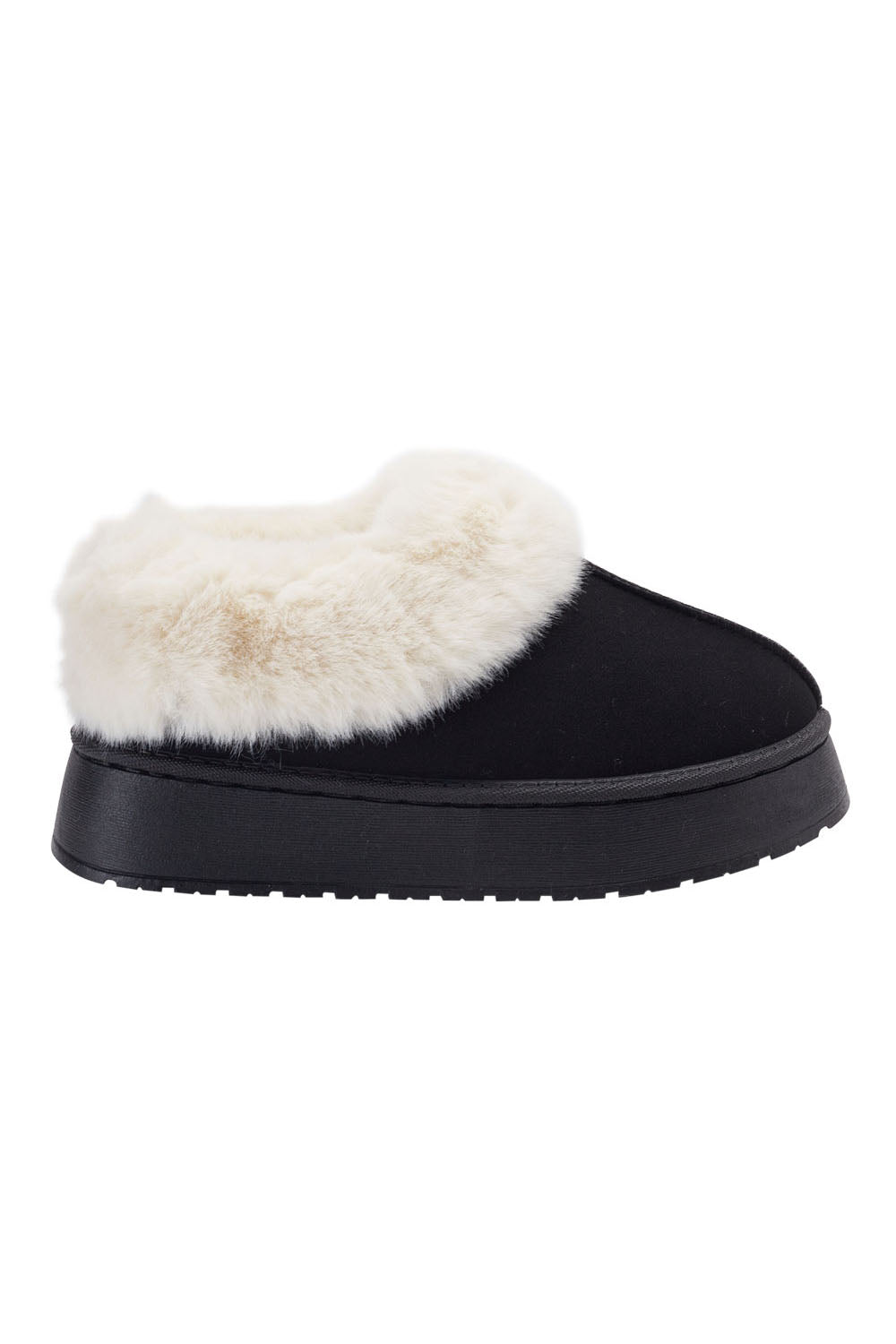 Sheonly Closed Toed Fleece-Lined Slippers