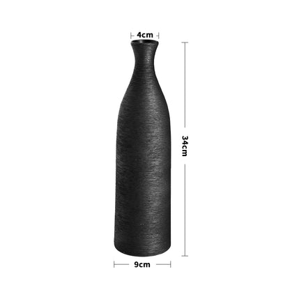 Black Modern Ceramic Minimalist Vase