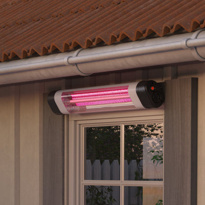 2KW Ceiling Mounted Wall Patio Heater Electric Infrared Heating