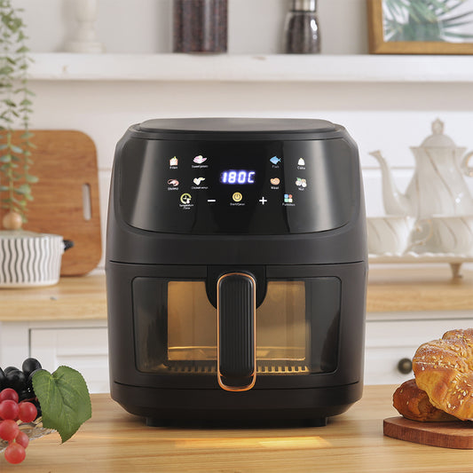 Digital 5L Air Fryer with Visible Window