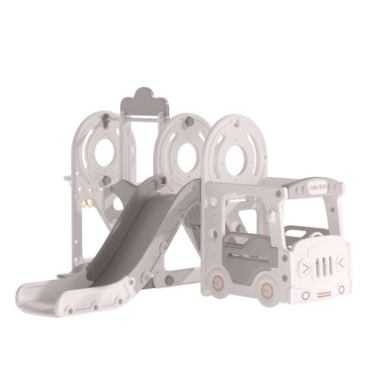 Grey 3in1 Kids Toddler Swing and Slide Set Climber Playset