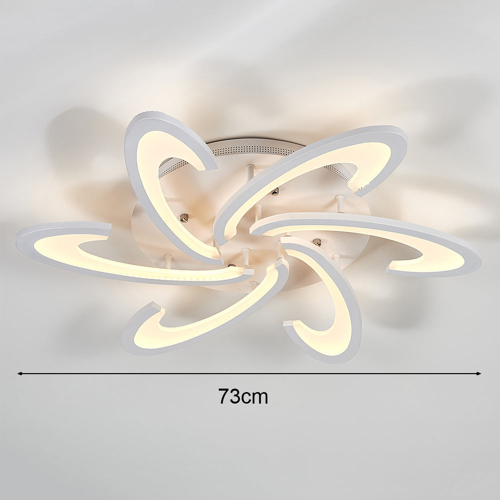 White 73cm Special Design LED Ceiling Light, Dimmable Light