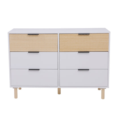 White Contemporary Wooden Living Room Storage Cabinet