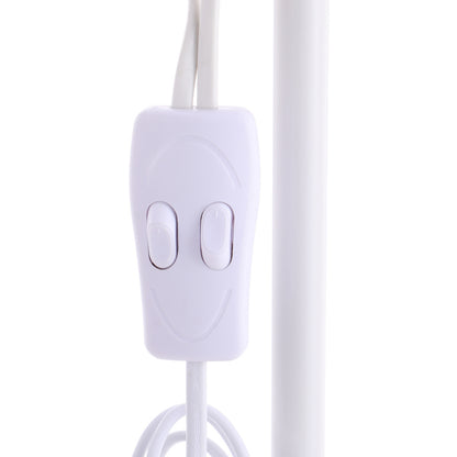 175CM Mother and Child Adjustable Floor Reading Lamp White