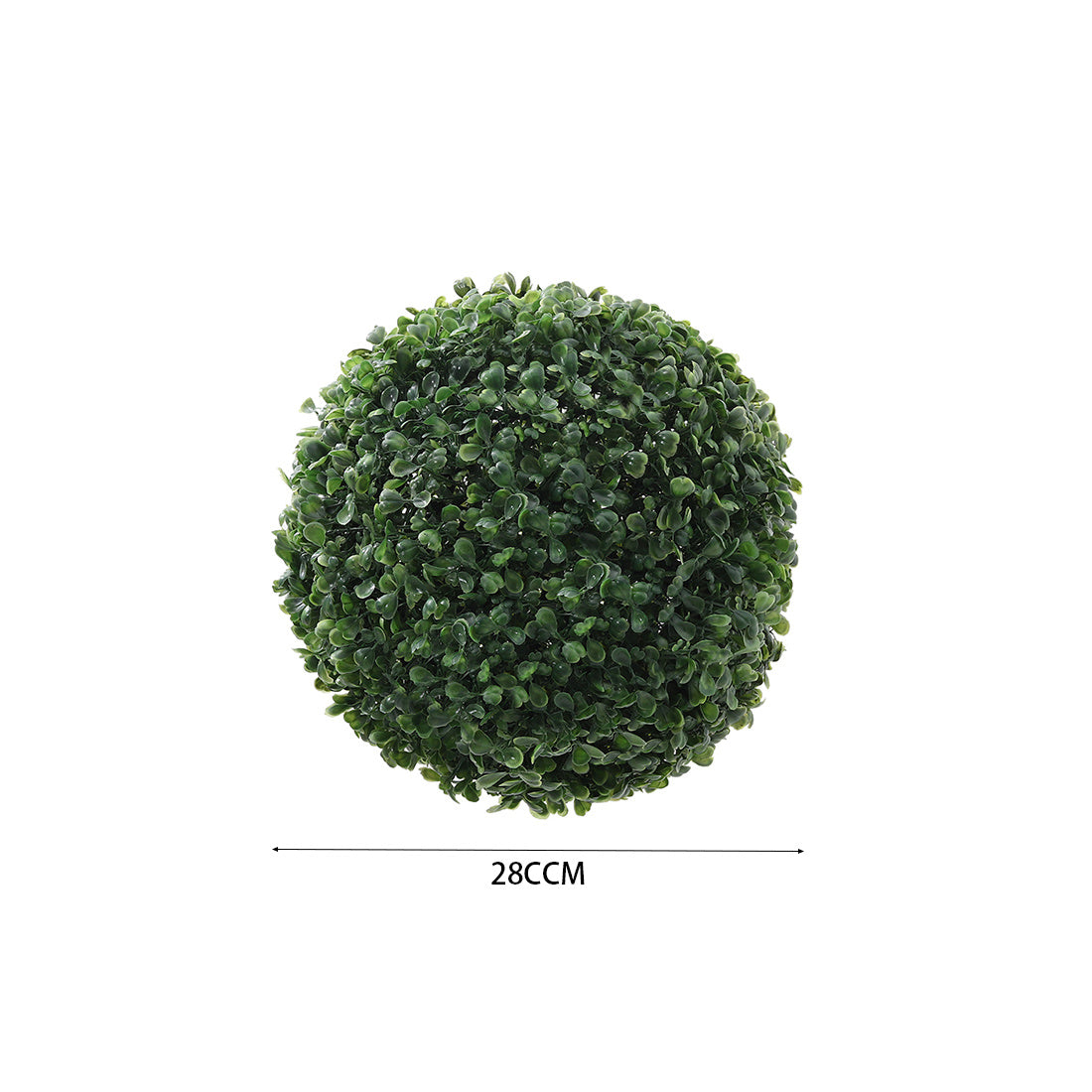 Artificial Green Boxwood Topiary Balls Outdoor Garden Basket Plant 28CM