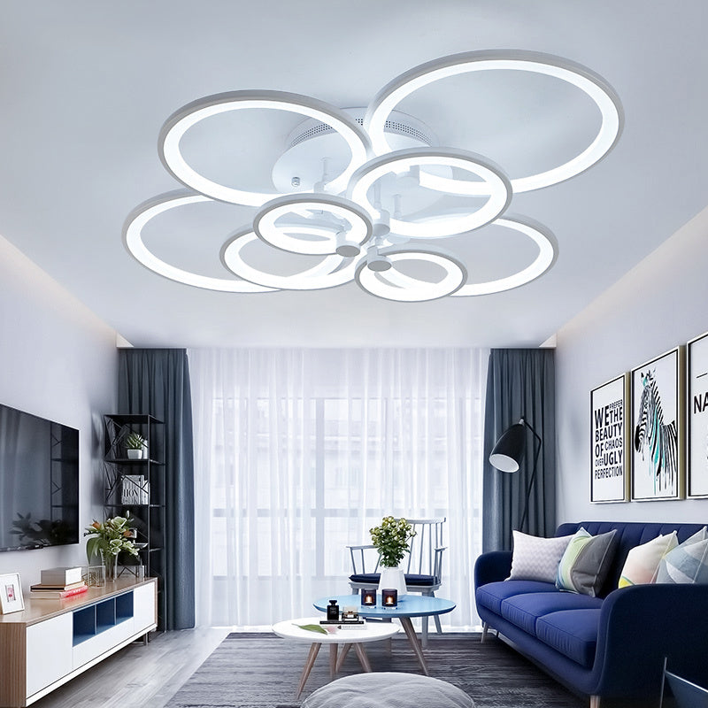 LED Light Ceiling Lights Cool White Chandelier Lamp 8 Head