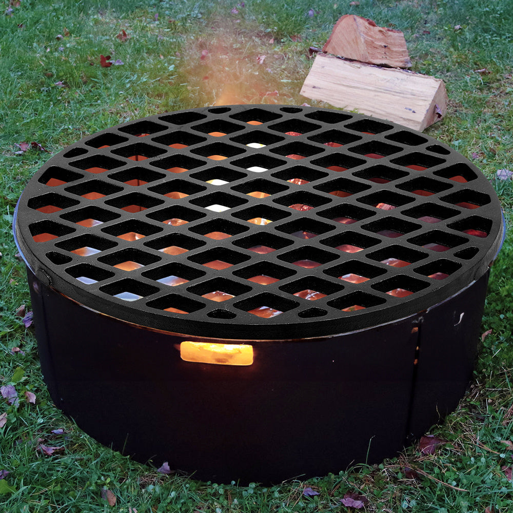 Round 30cm Cast Iron Grill Grate