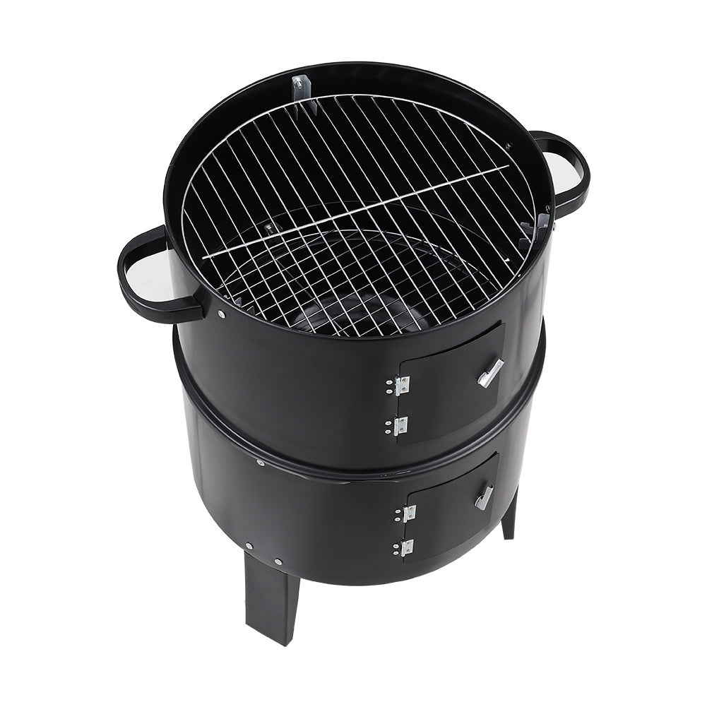 Outdoor BBQ Smoker Barrel