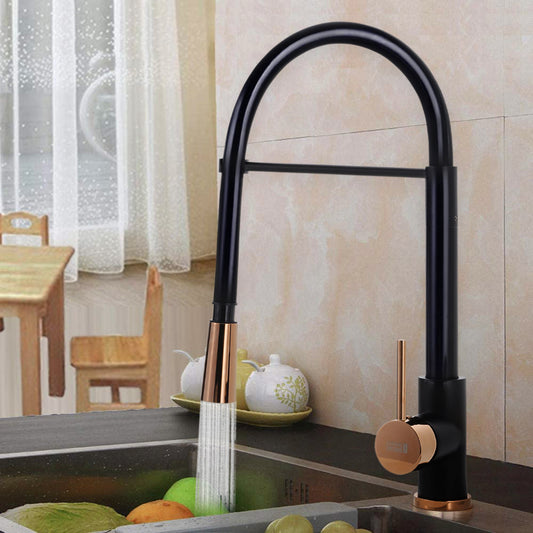 Pull-down Kitchen Tap with a Single Lever