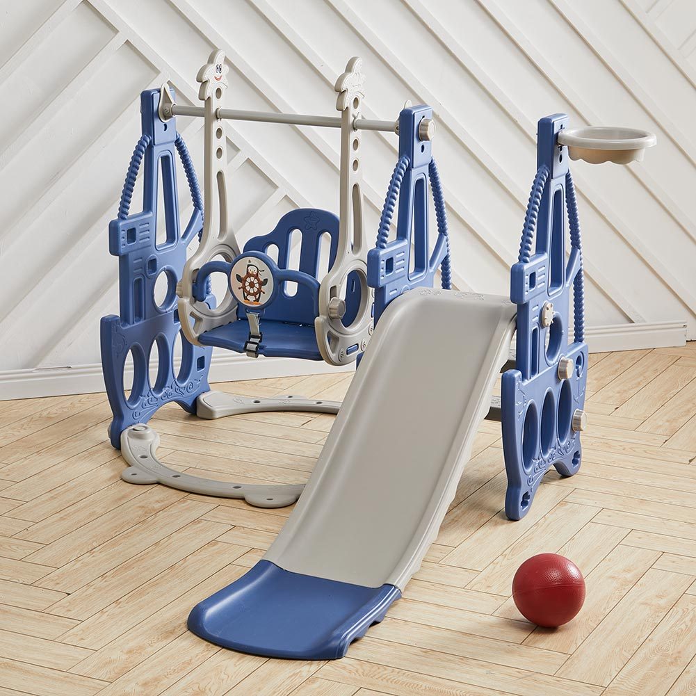 Plastic playground set on sale