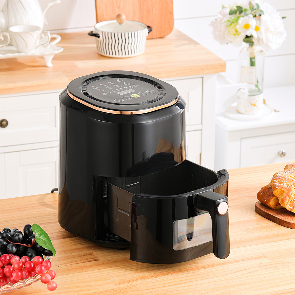 Black 4.5L Digital Touchscreen Air Fryer