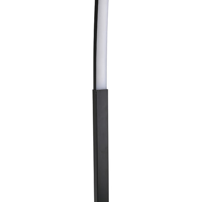 Black Modern Minimalist LED Arc Floor Lamp