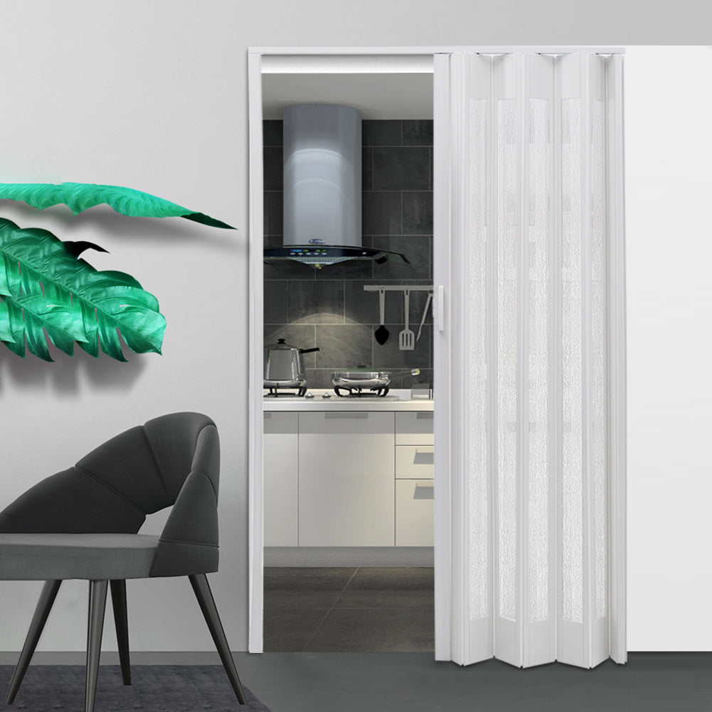 81cm PVC Acrylic Accordion Folding Door