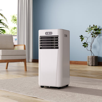 White 9000BTU Portable Air Conditioner with Remote Control