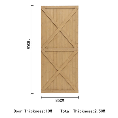 Garden Flat Top Pine Wood Gate Kit