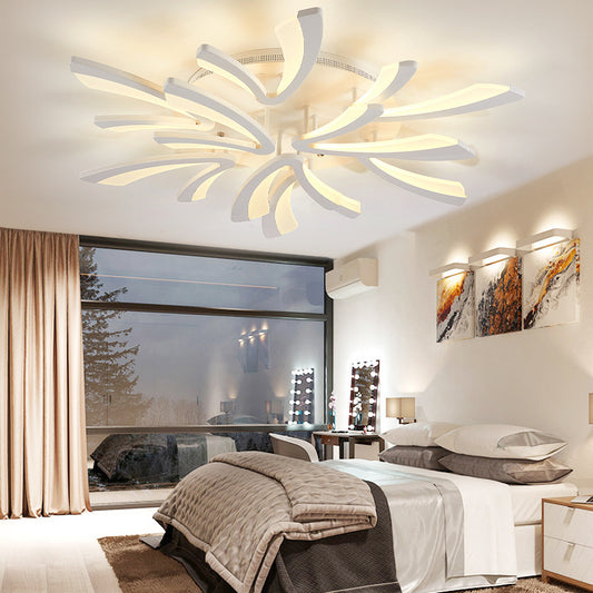 Modern V Shape LED Chandelier Ceiling Light  9 Head Dimmable