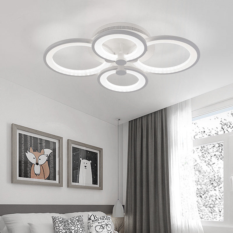 LED Light Ceiling Lights Cool White Chandelier Lamp 4 Head