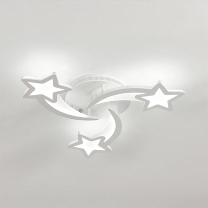 Modern Star LED Chandelier Ceiling Light  3 Head Cool White