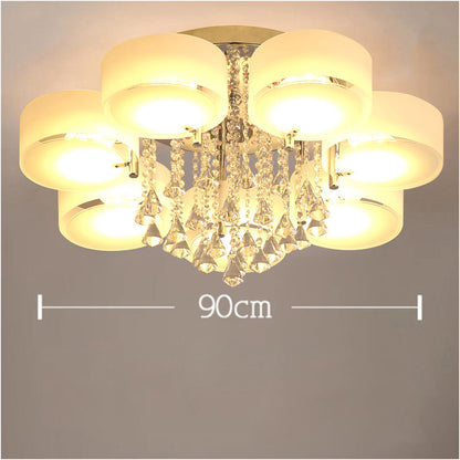 LED Crystal Ceiling Light Chandelier Lamp 7 Head