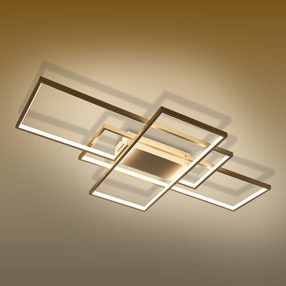 110CM  Modern Rectangle LED Chandelier Ceiling Light