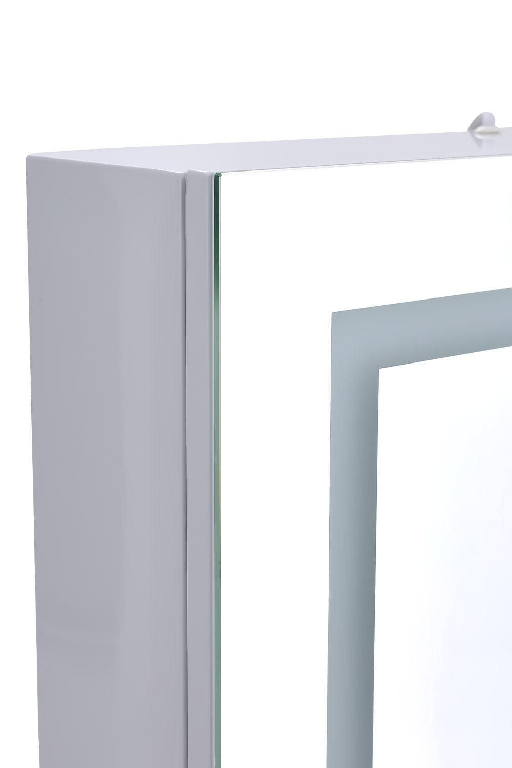 Single Door Fog Free Rectangular LED Bathroom Mirror Cabinet