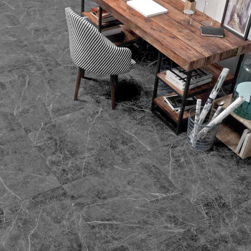 Set of 24 Square Self Adhesive Stone Effect Floor Tiles
