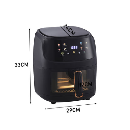 Digital 5L Air Fryer with Visible Window