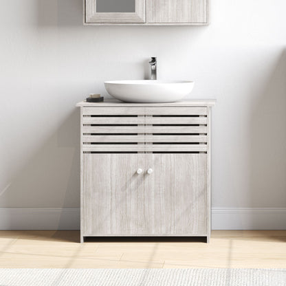 W62 x H61cm Vanity Cabinet Double Door Under Sink Base