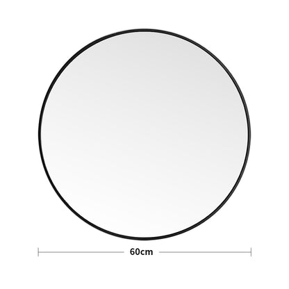 Dia 60cm Round Bathroom Mirror Black Nordic Mirror