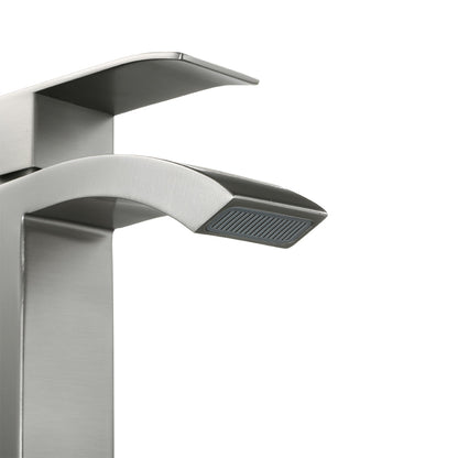 Metal Grey Square Mono Mixer Tap